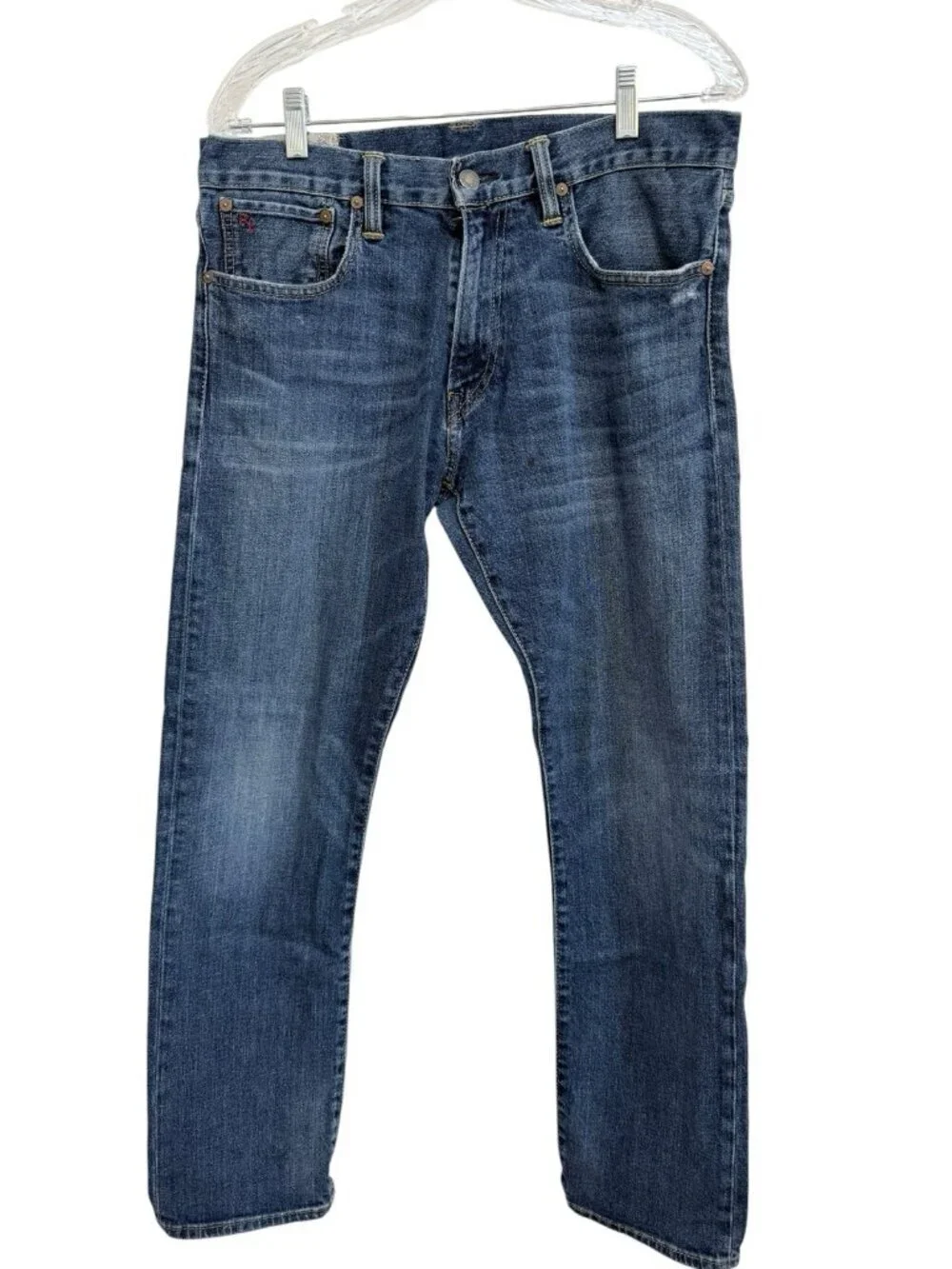 Polo Ralph Lauren Jeans Size 33x30 Varick Slim Straight Classic 5-Pocket Denim *